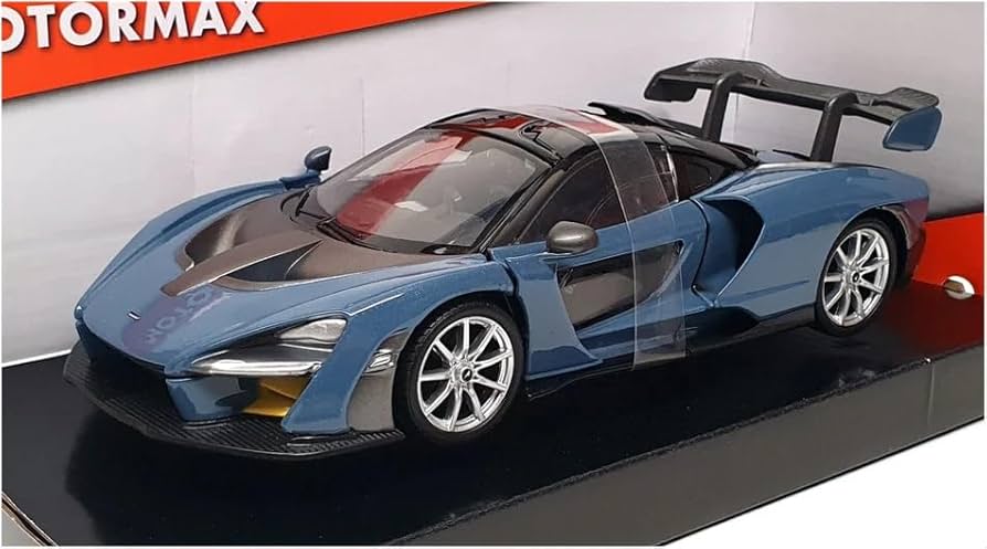 カタオカ品。マクラーレンセナ ミニカー 1/24 MOTORMAX マクラーレン・セナ オレンジ色 予約